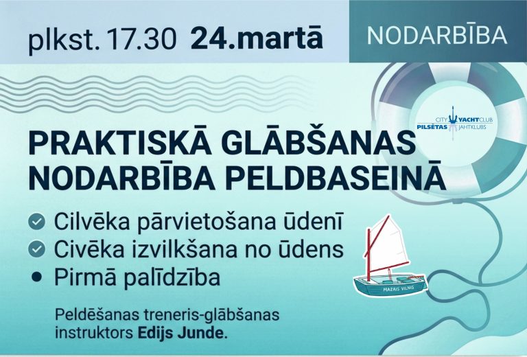 Praktiskās glābšanas apmācība baseinā