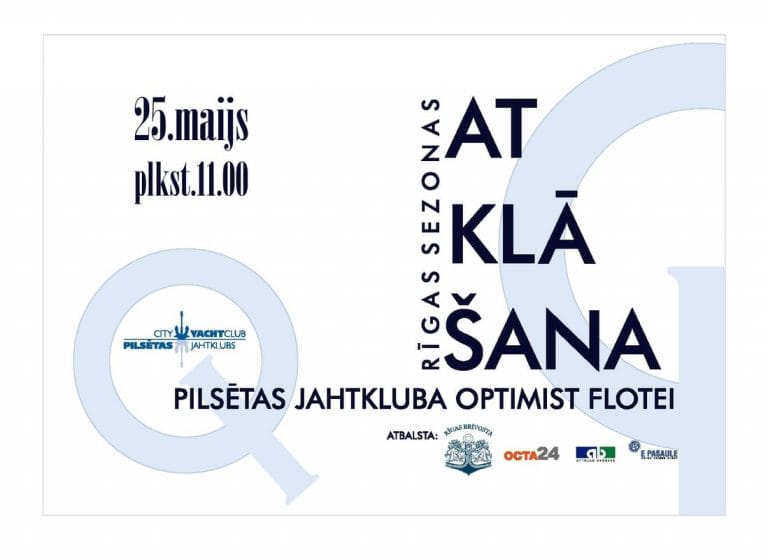 sezonas atklāšana pilsētas jahtklubā